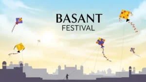 Basant Festival countdown image representing the arrival of spring in Lahore Pakistan
